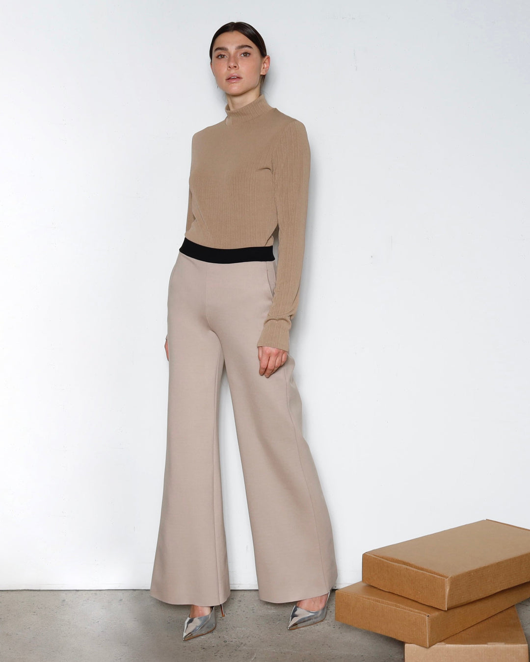 Maison Marie Saint Pierre | Pants | Beatrice | Fog