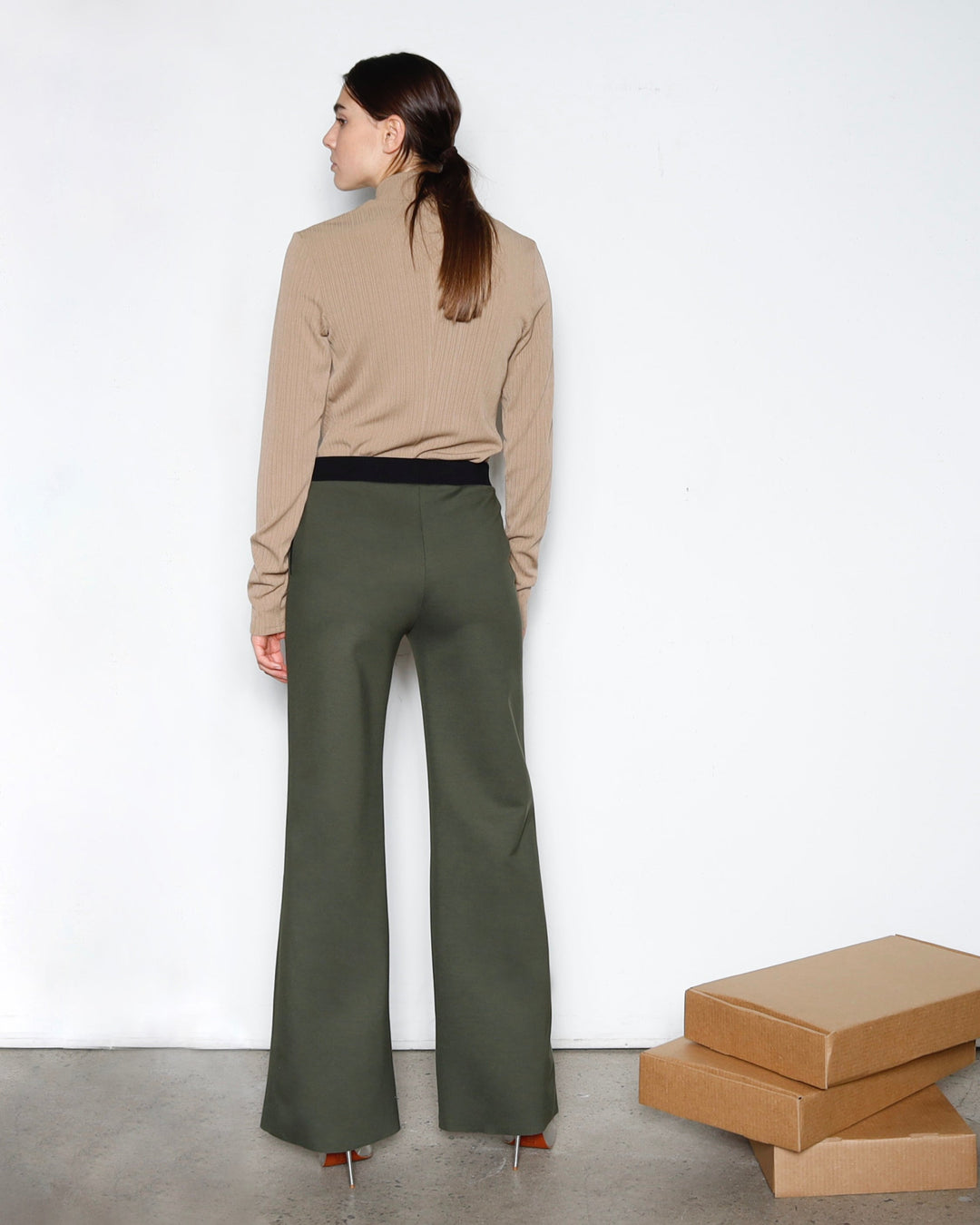 Maison Marie Saint Pierre | Pants | Beatrice | Kaki