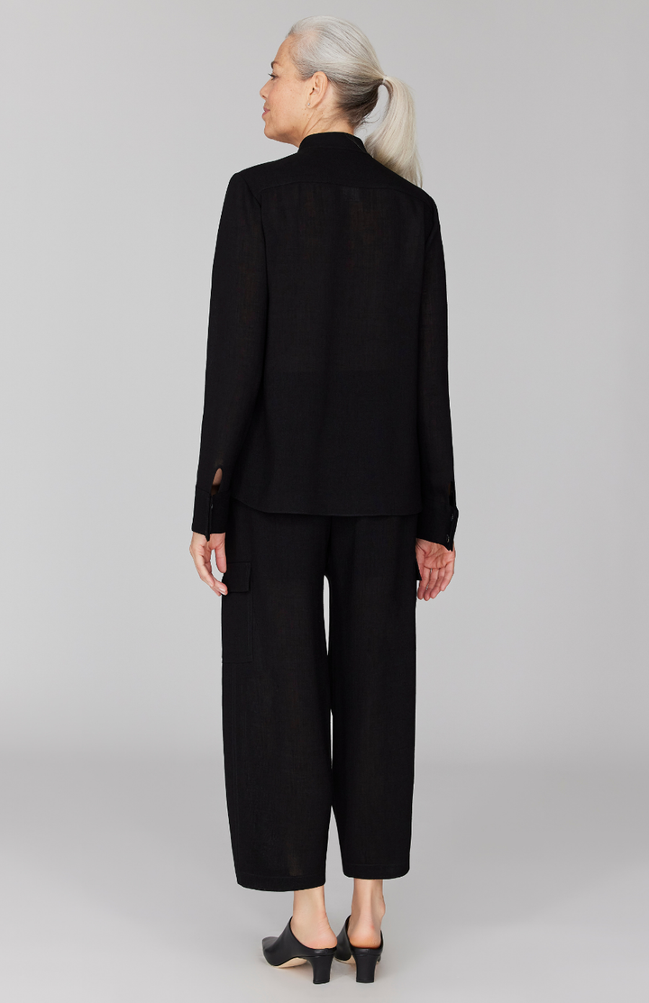 Microlinen Cargo Pant w/ Back Elastic