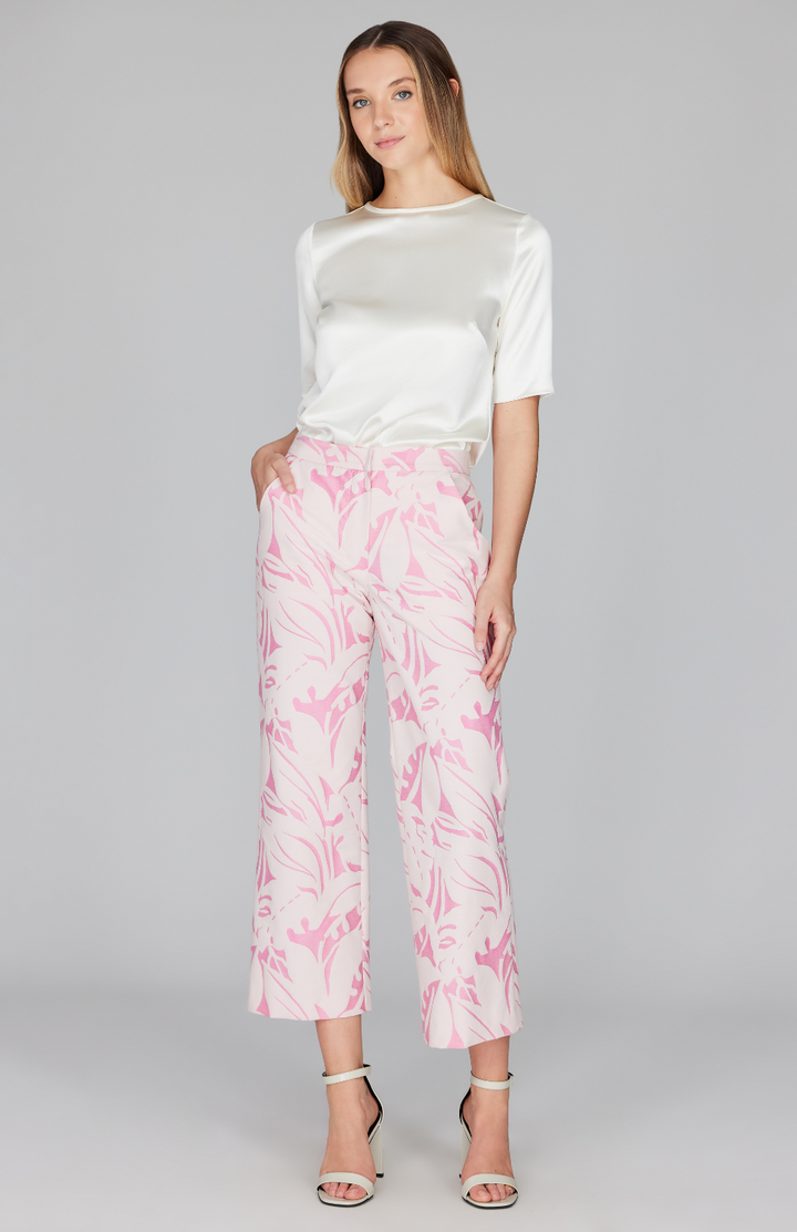 Safari Shirting Flat Front Straight Leg Pant