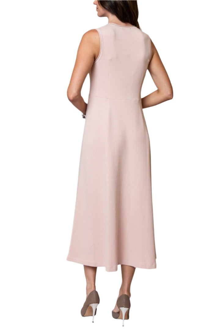 Mabel Maxi Sleeveless A-line Dress; Rose Dust