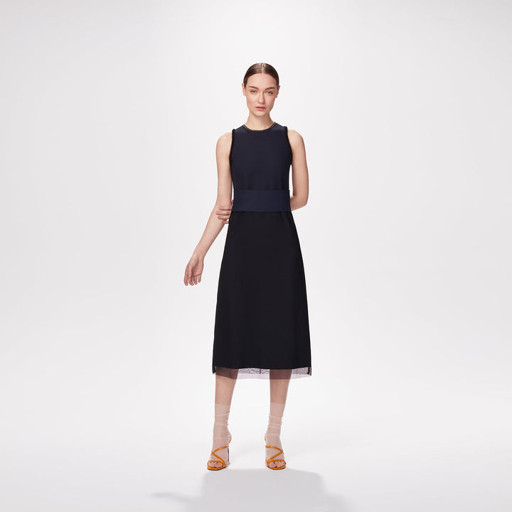 Dress FINGADOT | Deep Blue | Maison Marie Saint Pierre