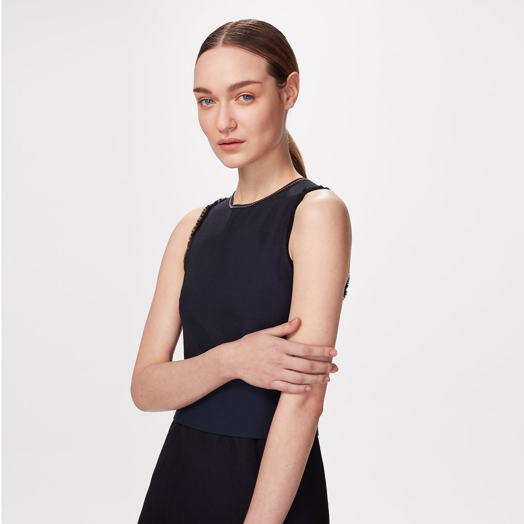 Dress FINGADOT | Deep Blue | Maison Marie Saint Pierre