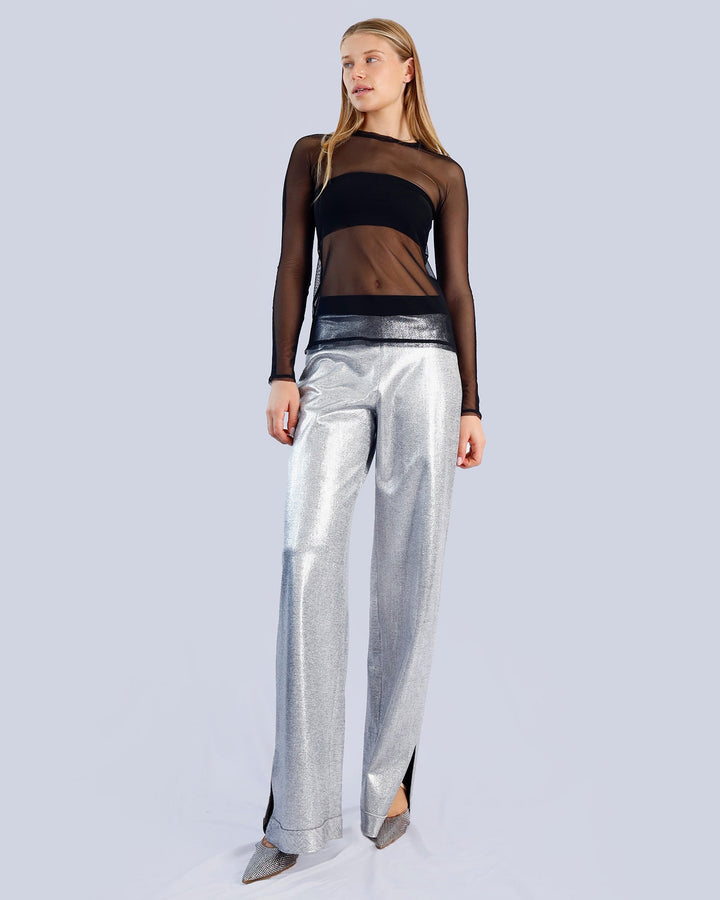 Maison Marie Saint Pierre | Top | DANTON | Black | Pants | JENDER | Silver | Black
