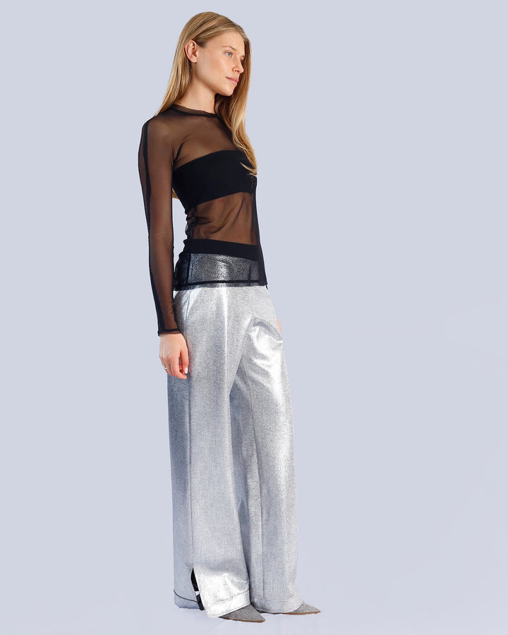 Maison Marie Saint Pierre | Top | DANTON | Black | Pants | JENDER | Silver | Black