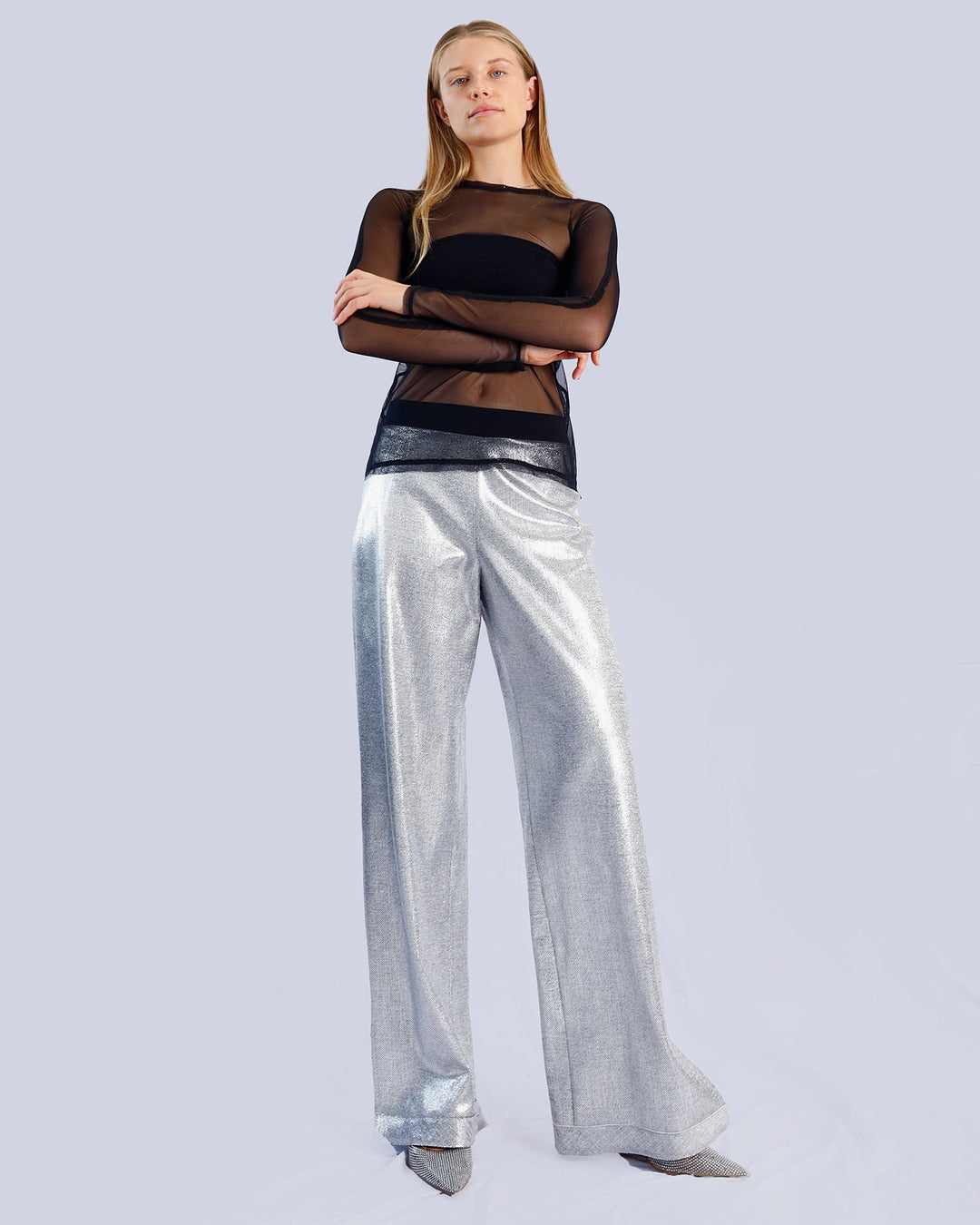 Maison Marie Saint Pierre | Top | DANTON | Black | Pants | JENDER | Silver | Black