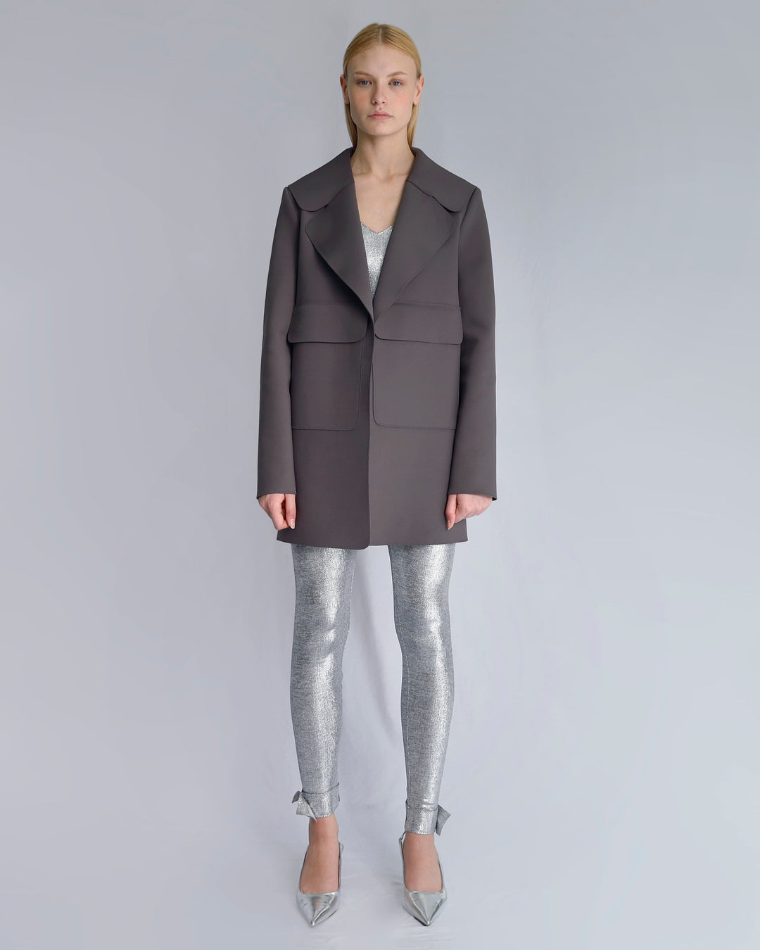 Maison Marie Saint Pierre | Jacket | JANIDOR | Pewter | Leggings | JEZEBEL | Silver