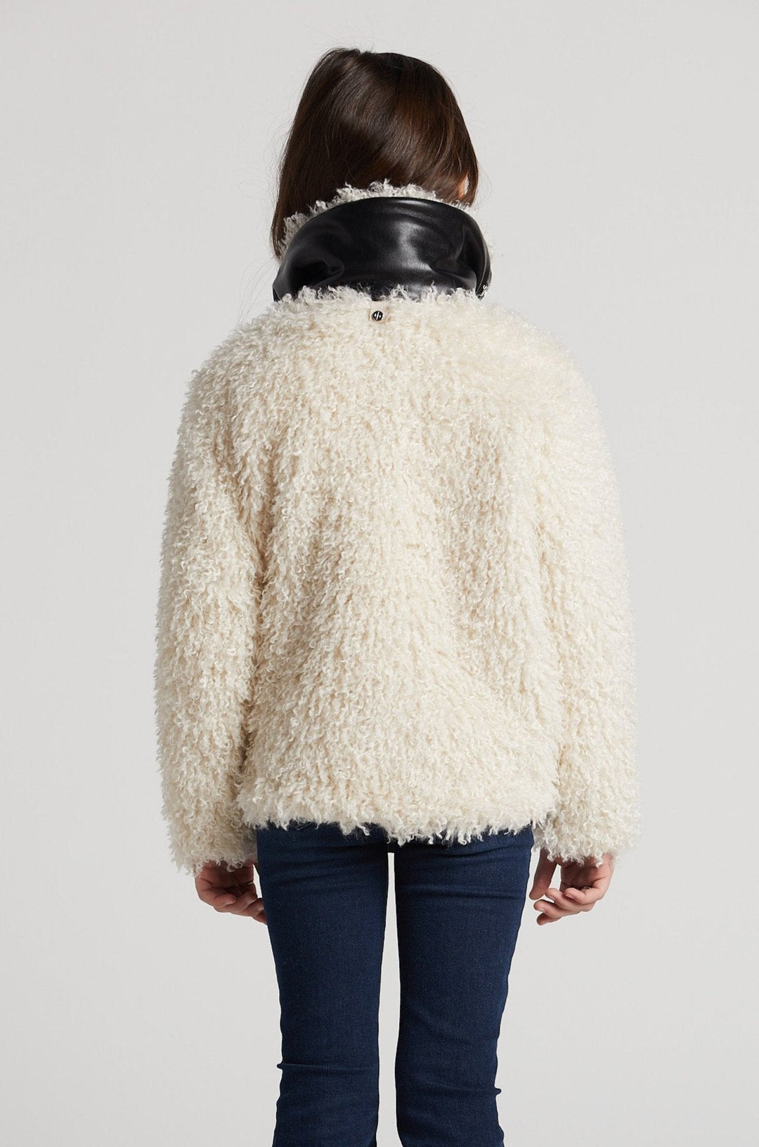 Carrie Short Mongolian Faux Fur Coat