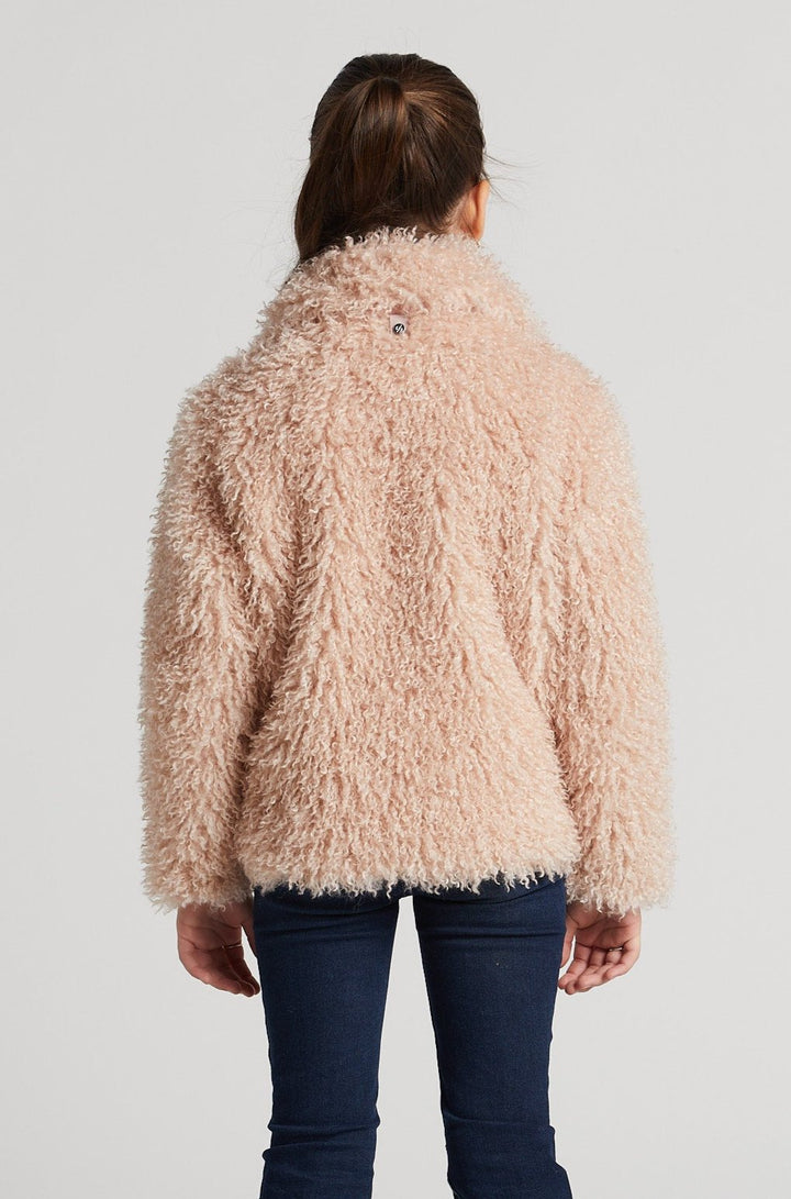 Carrie Short Mongolian Faux Fur Coat