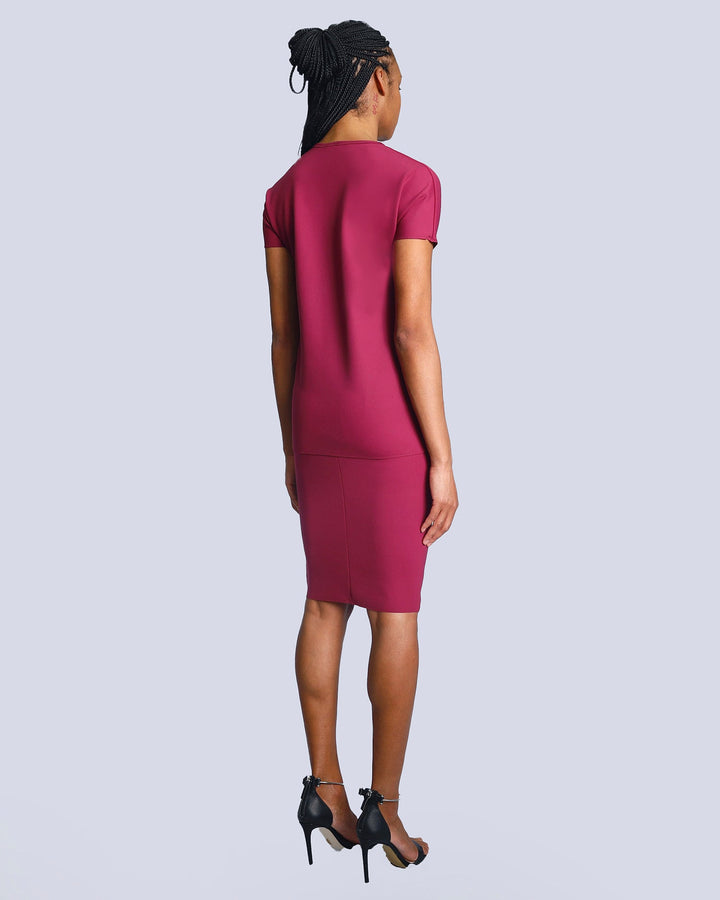 Maison Marie Saint Pierre | Tops | Altair | Aubergine | Skirts | BILGER | Aubergine