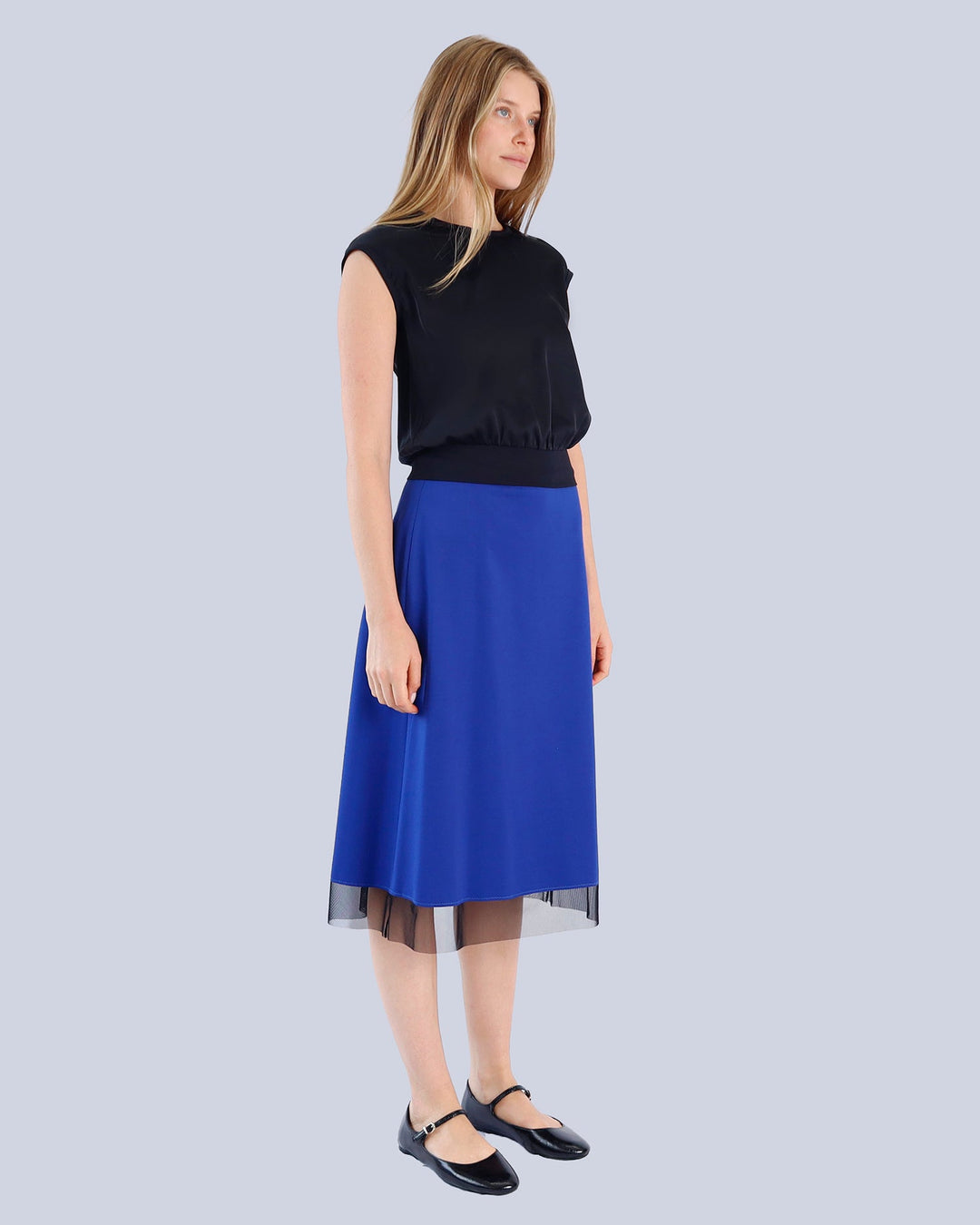 Top OKA2 | Black | Skirt | ARCHY2 | Royal Blue | Black