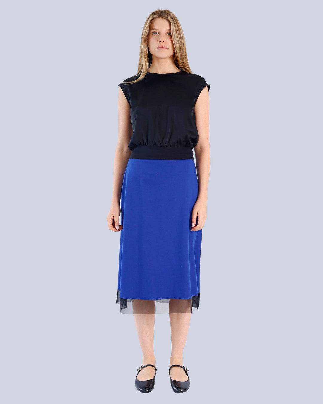 Top OKA2 | Black | Skirt | ARCHY2 | Royal Blue | Black
