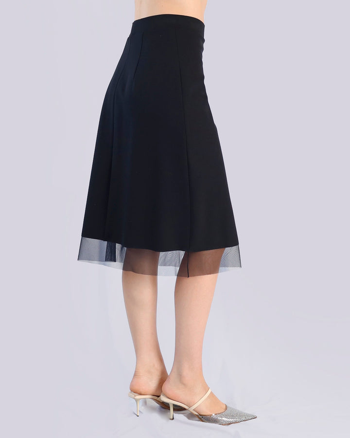 Maison Marie Saint Pierre | Skirts | ARCHY3 | Black | Top | LAVARA | Grey Mixte | Black | Jacket | ANNA | Grey Mixte