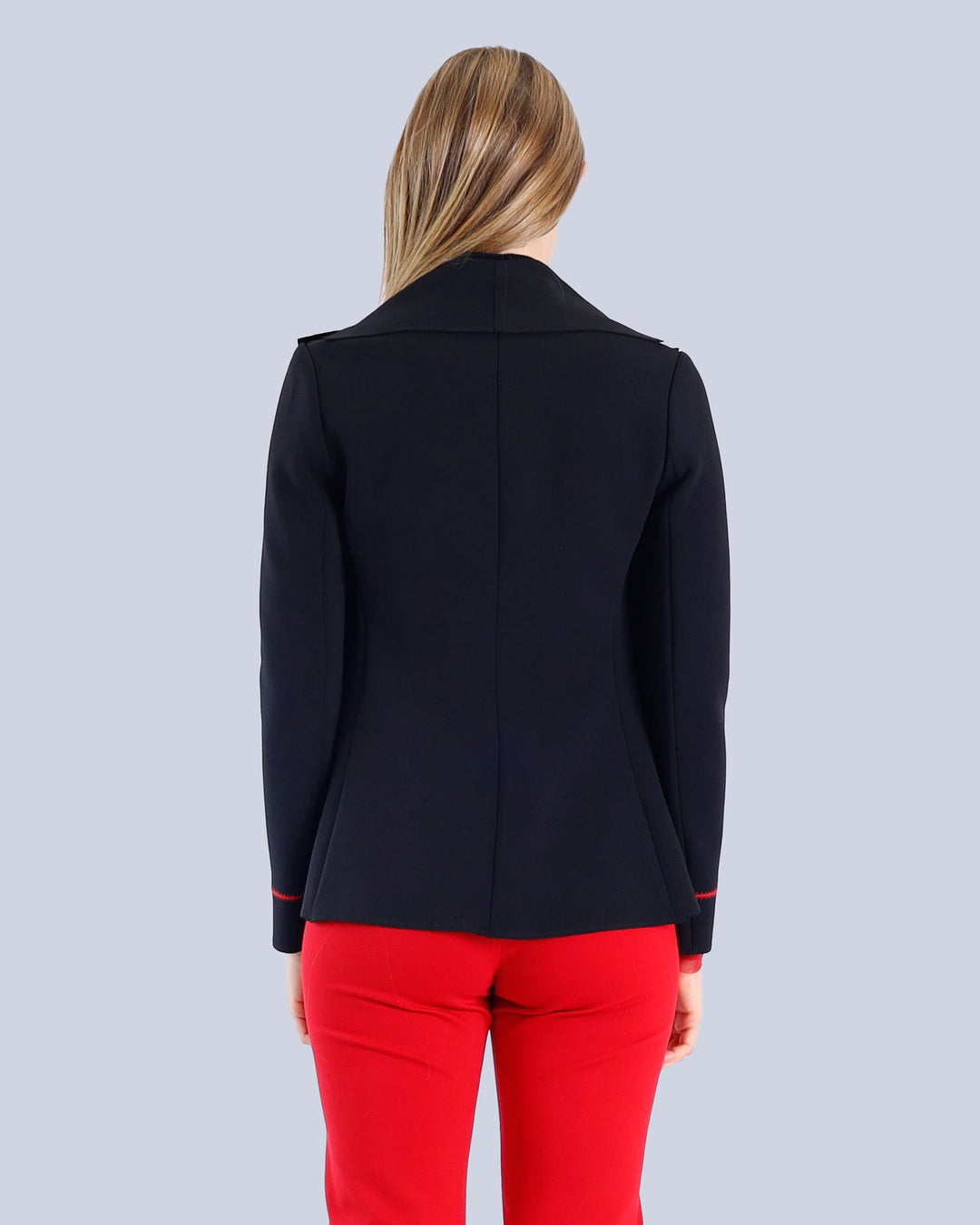  Maison Marie Saint Pierre | Pants | STEN | Red | Jacket | KADI | Black | Top | DANTON | Red