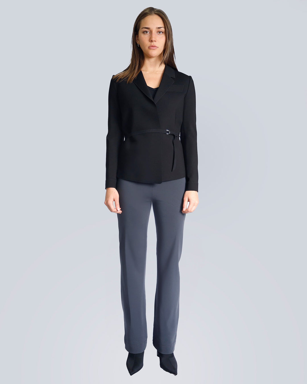 Maison Marie Saint Pierre | Jackets and Coats | ANNA | Black | Pants | STEVENS | Dark Charcoal