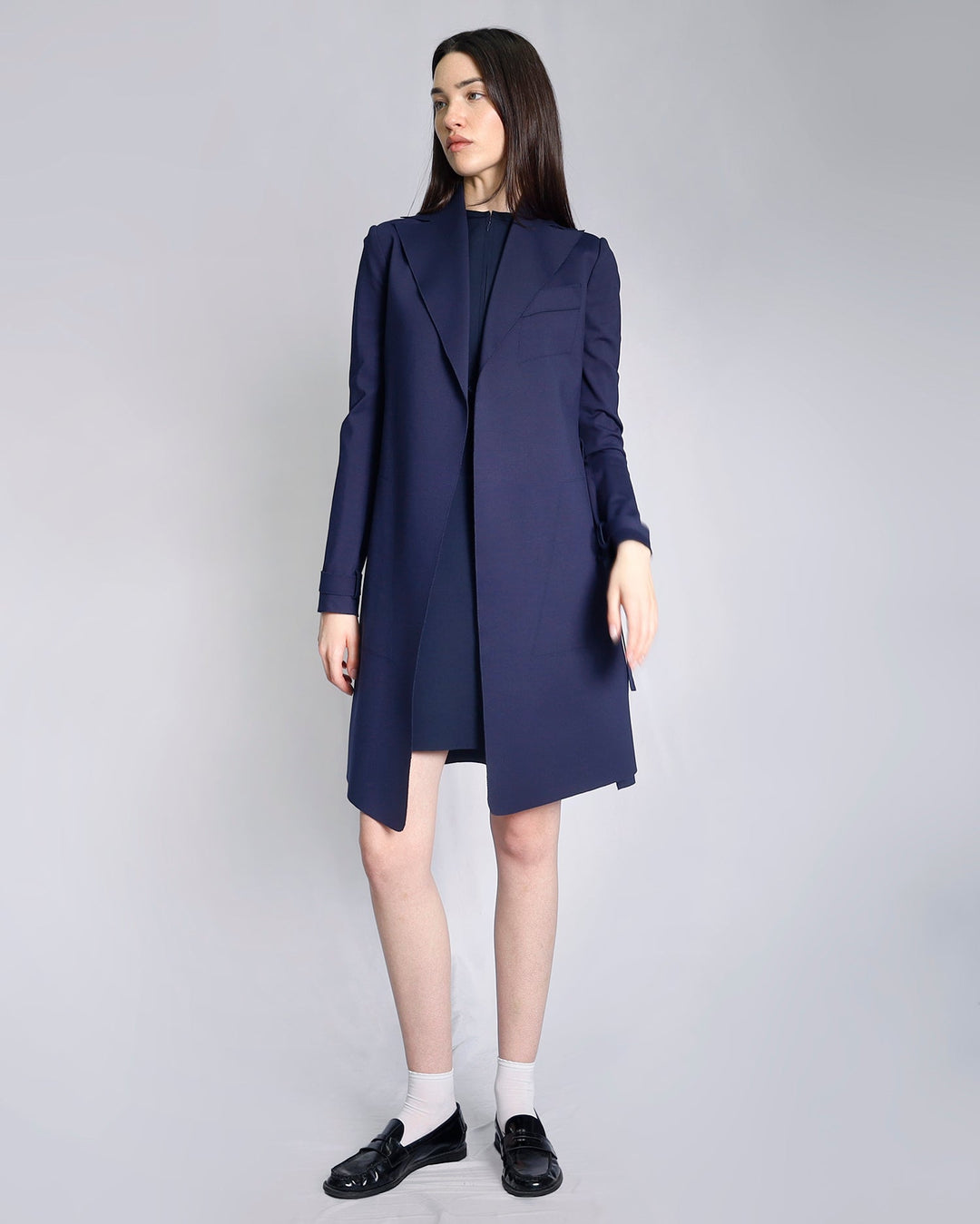 Maison Marie Saint Pierre | Coat | PAVEY | Deep Blue