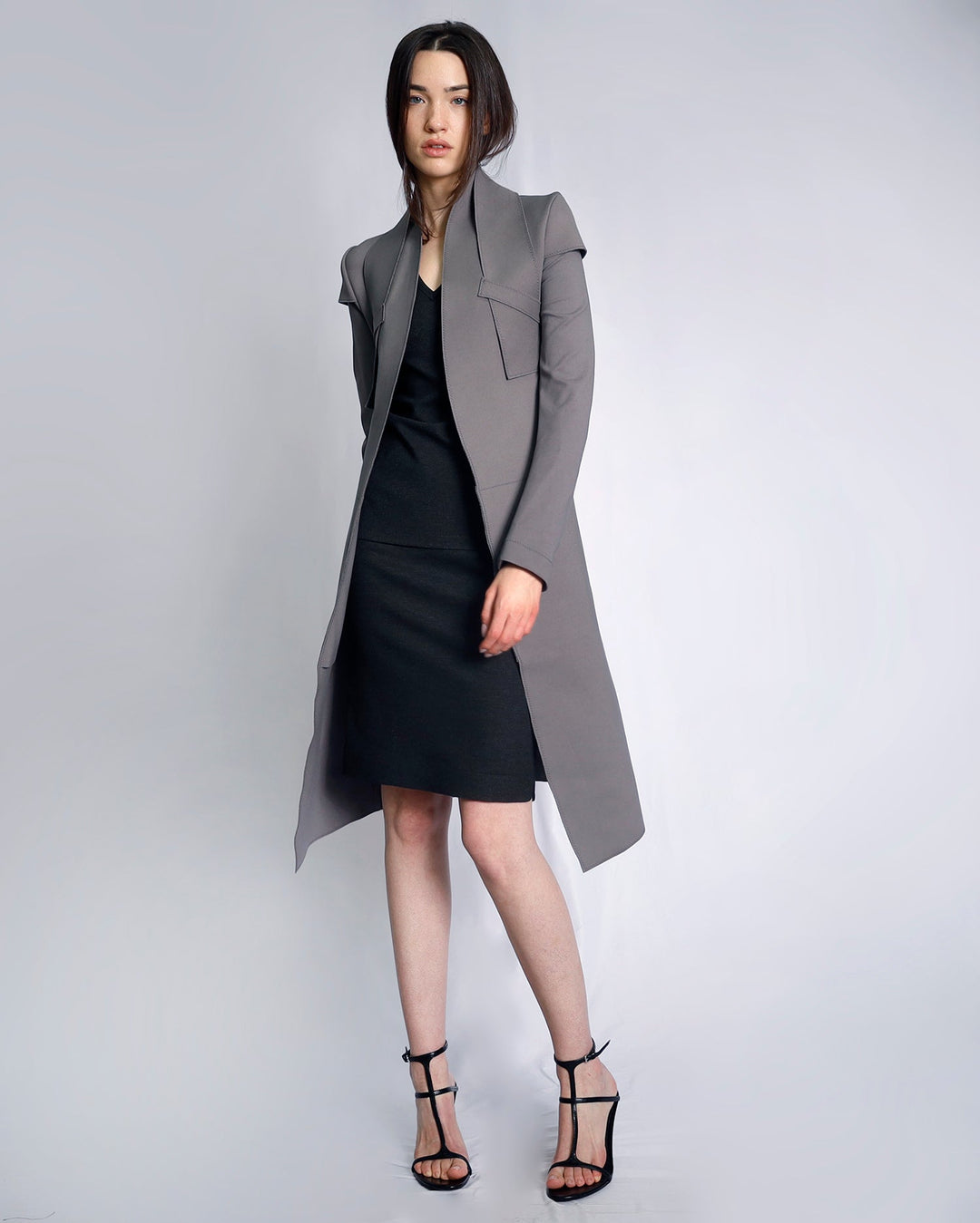 Maison Marie Saint Pierre | Jackets and Coats | CAMUS | Pewter