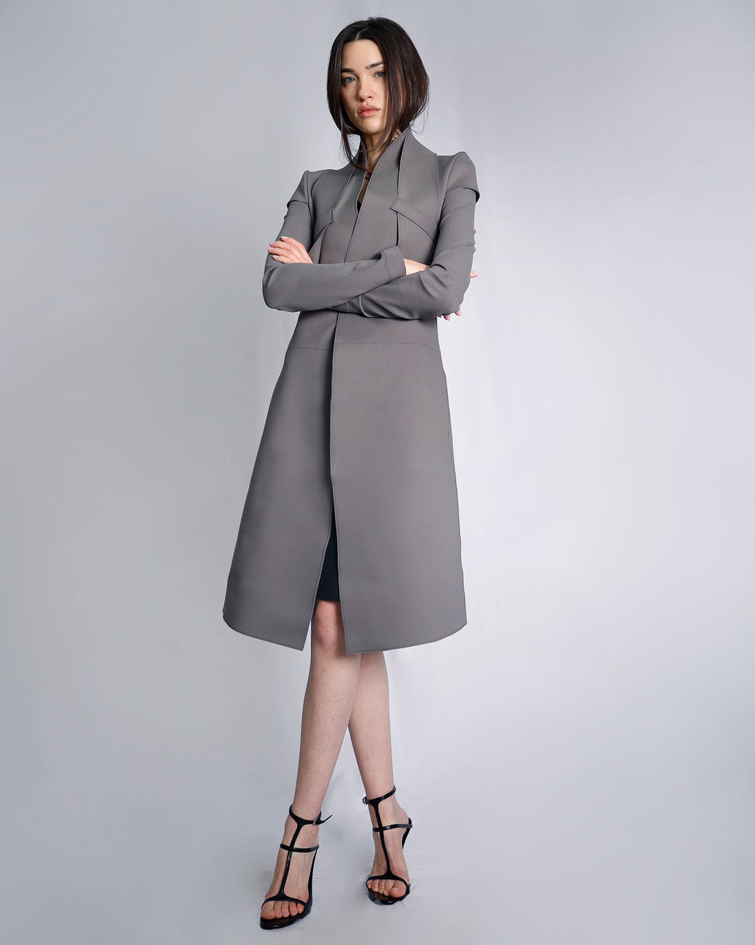 Maison Marie Saint Pierre | Jackets and Coats | CAMUS | Pewter