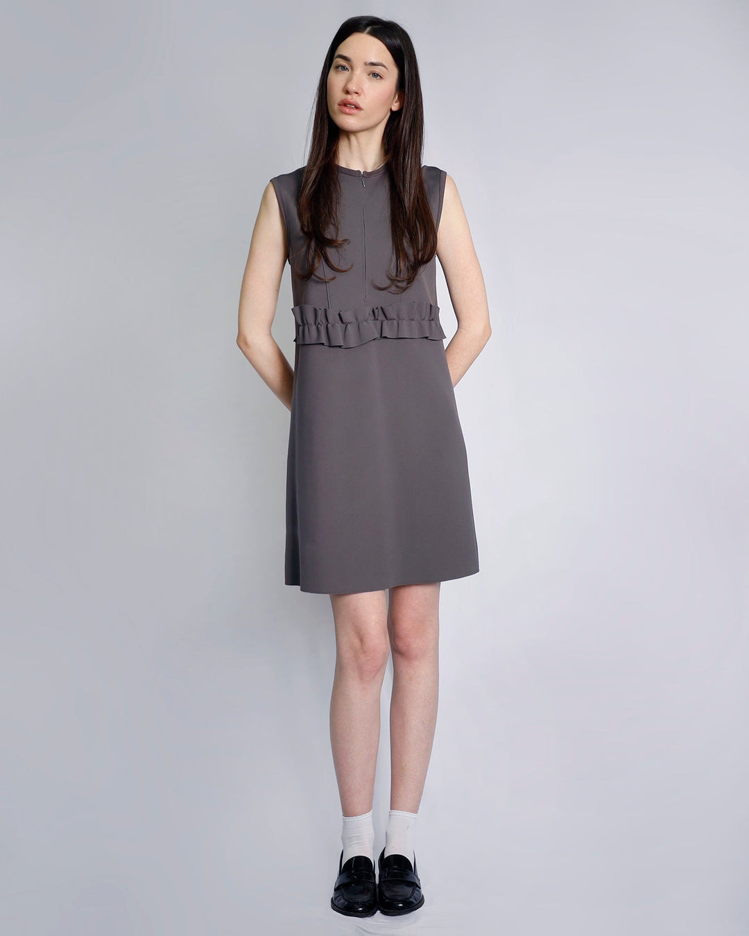 Maison Marie Saint Pierre | Dress | NAZARENAS | Pewter