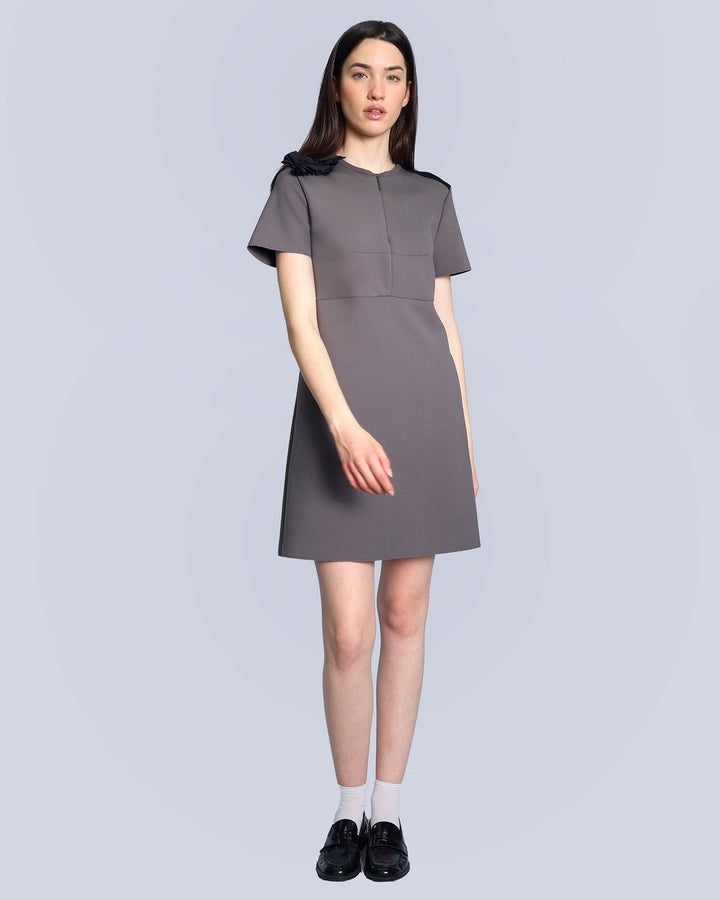 Randheli2 dress | Pewter | Black