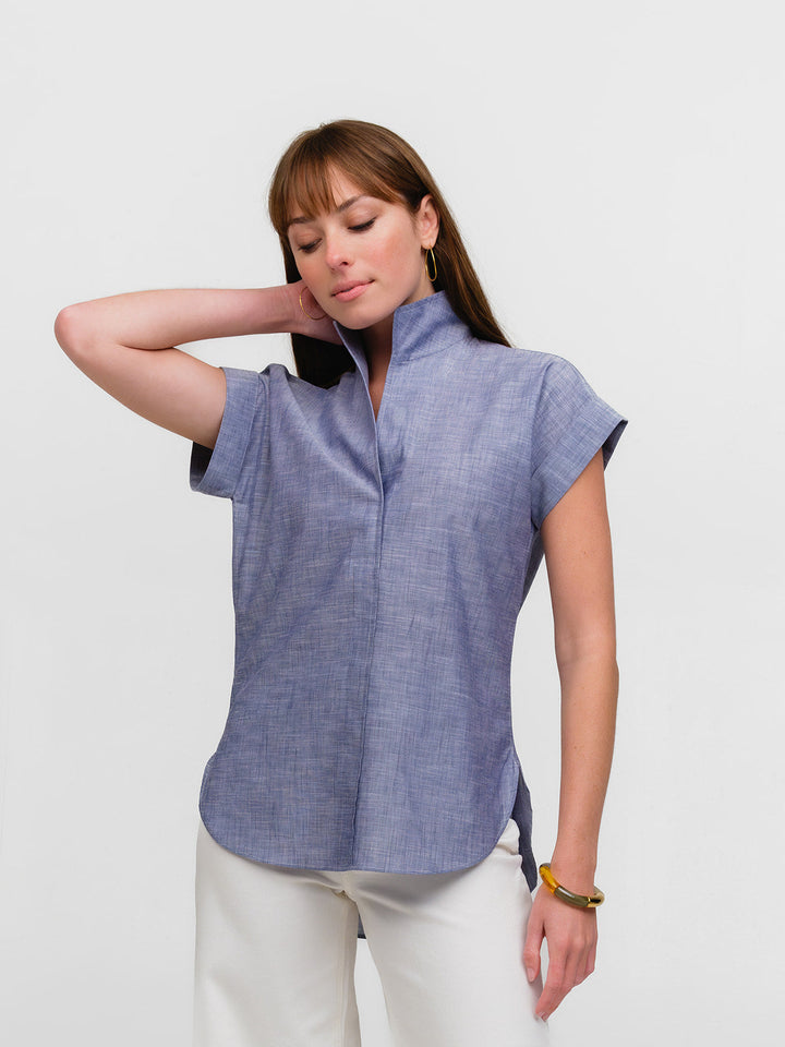 CAP SLEEVE: DENIM DOES THE COUNTRY CLUB