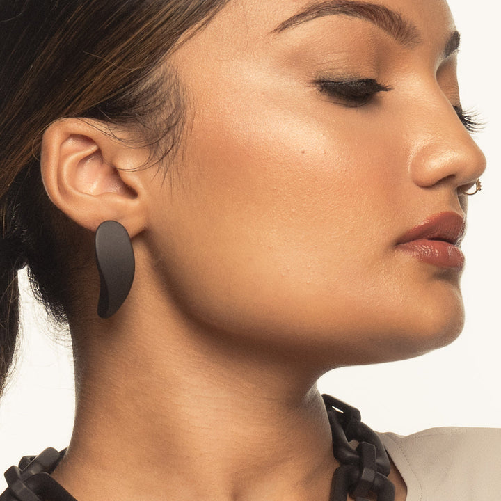 Christie Barile Earring Matte Black