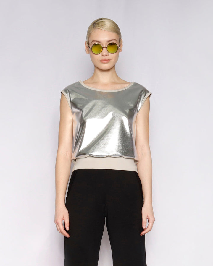 Maison Marie Saint Pierre | Top | DALLYCE | Silver | Fog