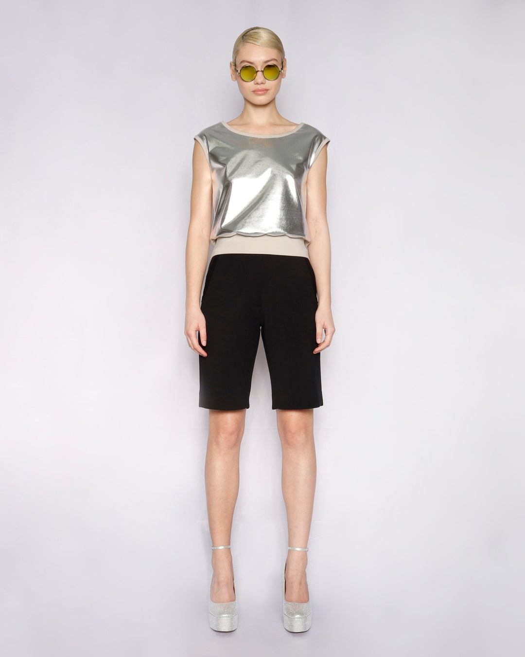 Maison Marie Saint Pierre | Top | DALLYCE | Silver | Fog