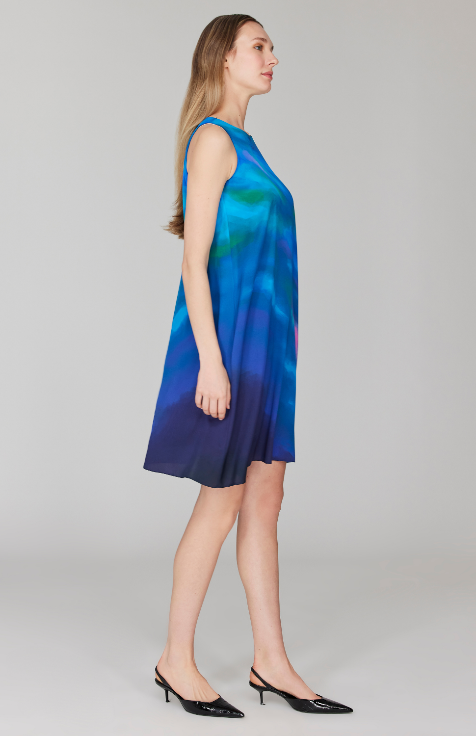 PREORDER Mountainscape Short Trapeze Dress