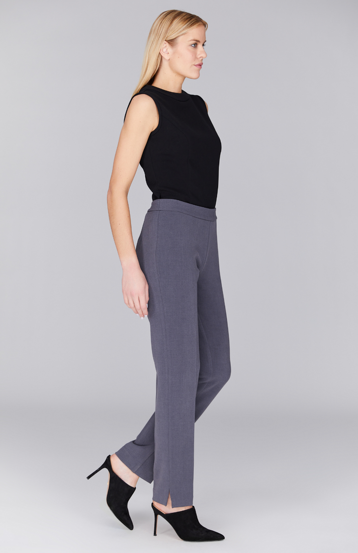 Double Face Narrow Pant w/ Back Zip