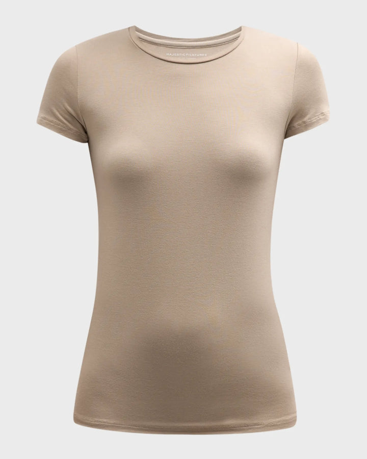 Soft Touch Short Sleeve Crewneck T-Shirt - CREW S/S - Majestic Filatures North America