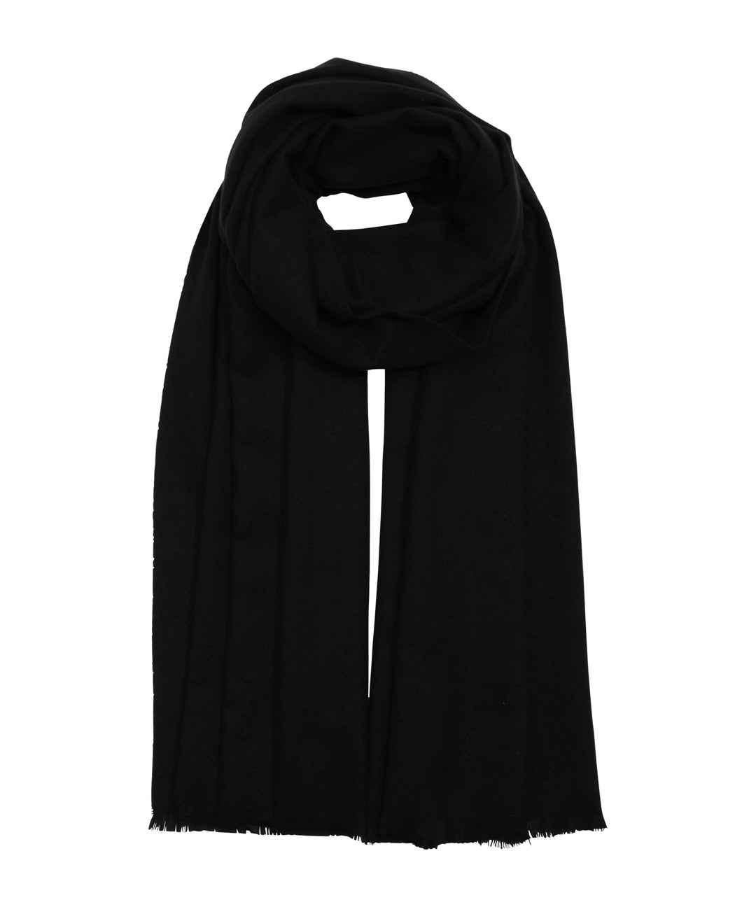 Essential Woven Travel Wrap in color Black