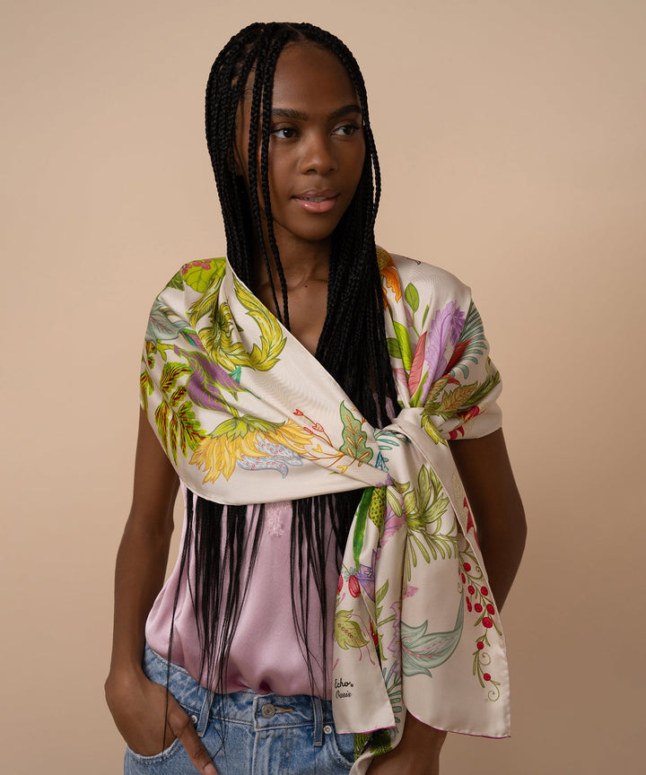 Oasis Silk Oblong Scarf