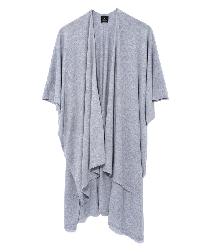 Echo Essentials Ruana in color Grey Heather