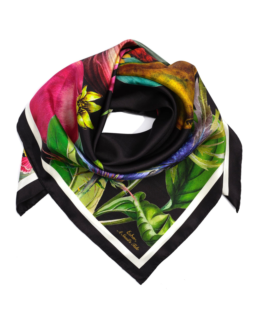 A Snail's Tale 35" Silk Square Scarf