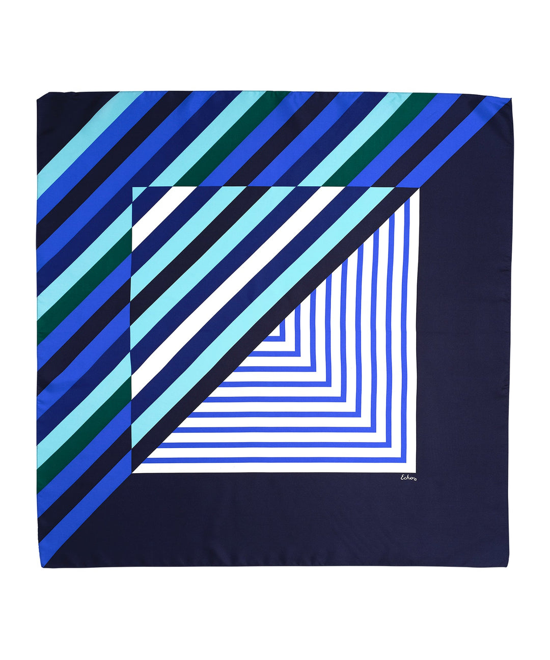 Super Stripe Square in color Navy