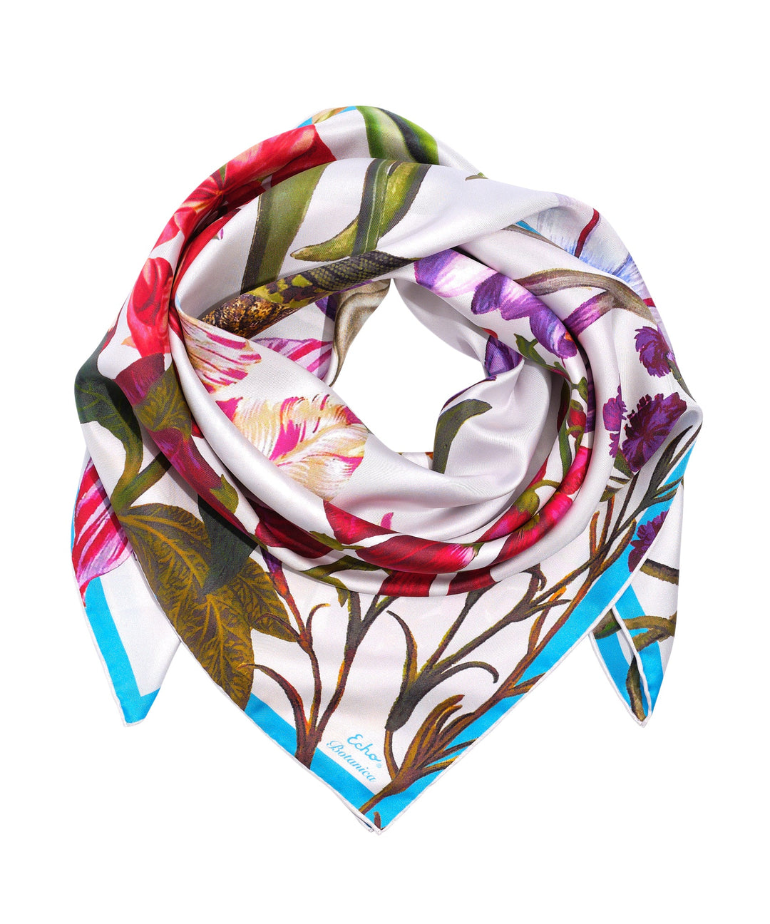 Botanica silk square in color cream