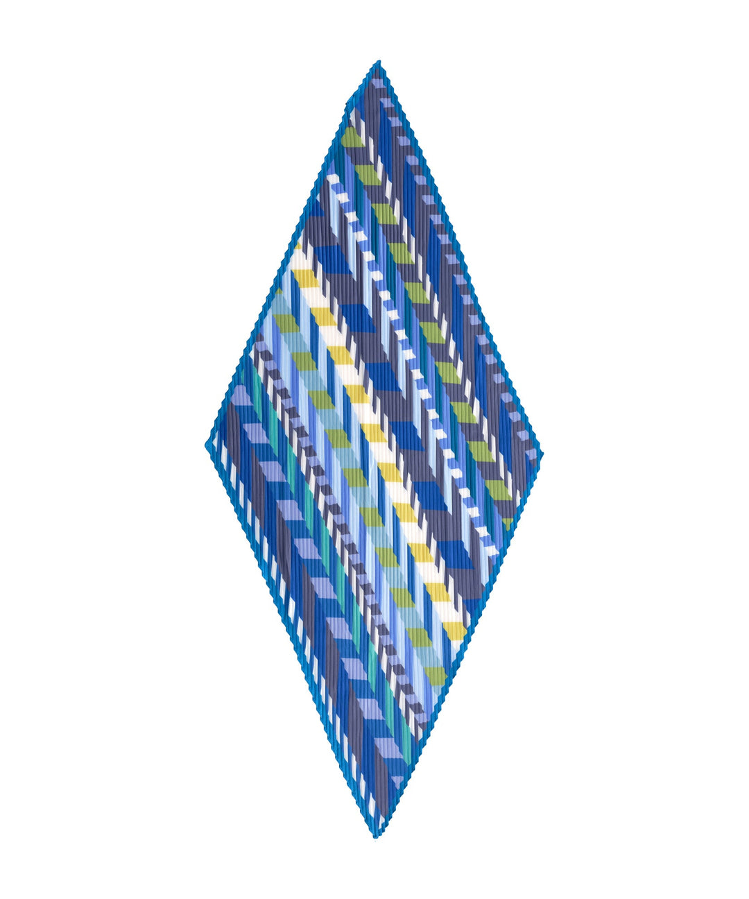 Chevron Stripe Diamond in color Dazzling Blue