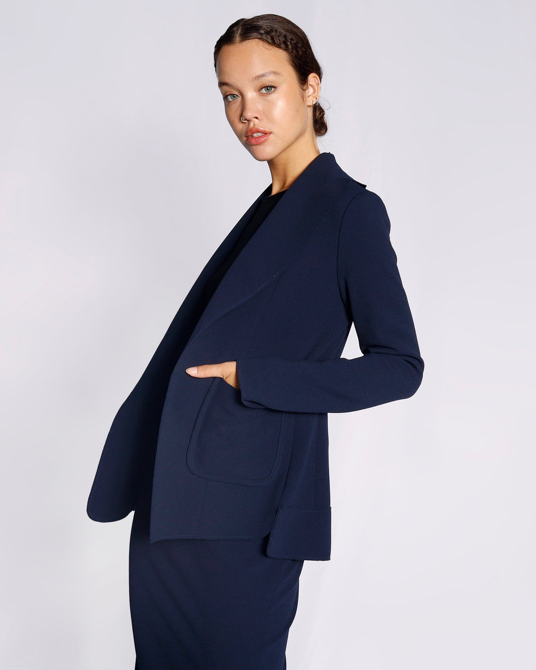 Maison Marie Saint Pierre | Jacket | ENGRACIA | Navy