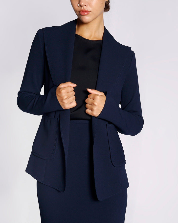 Maison Marie Saint Pierre | Jacket | ENGRACIA | Navy