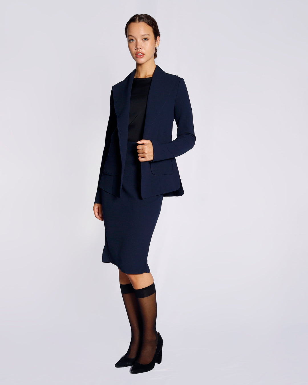 Maison Marie Saint Pierre | Jacket | ENGRACIA | Navy