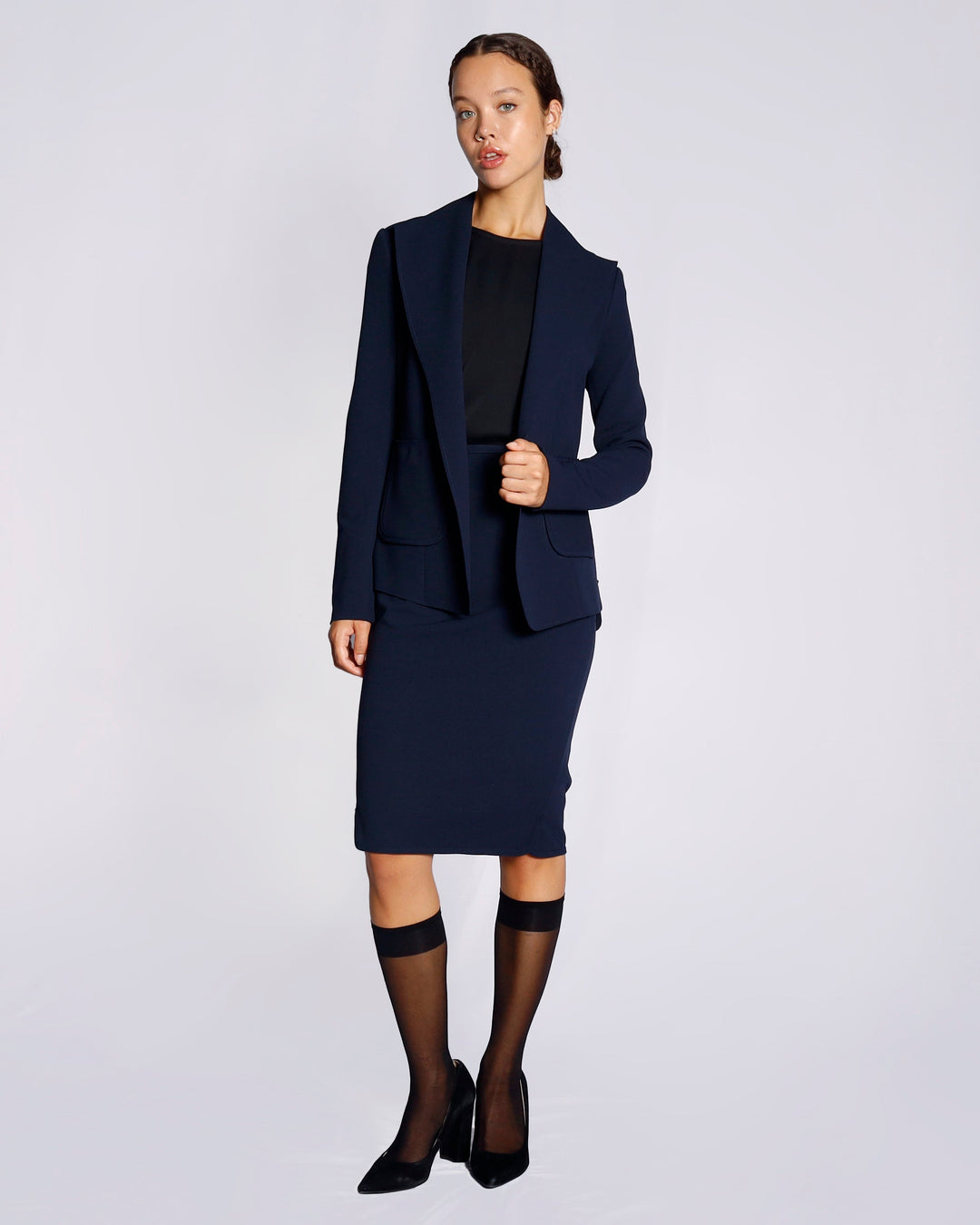 Maison Marie Saint Pierre | Jacket | ENGRACIA | Navy