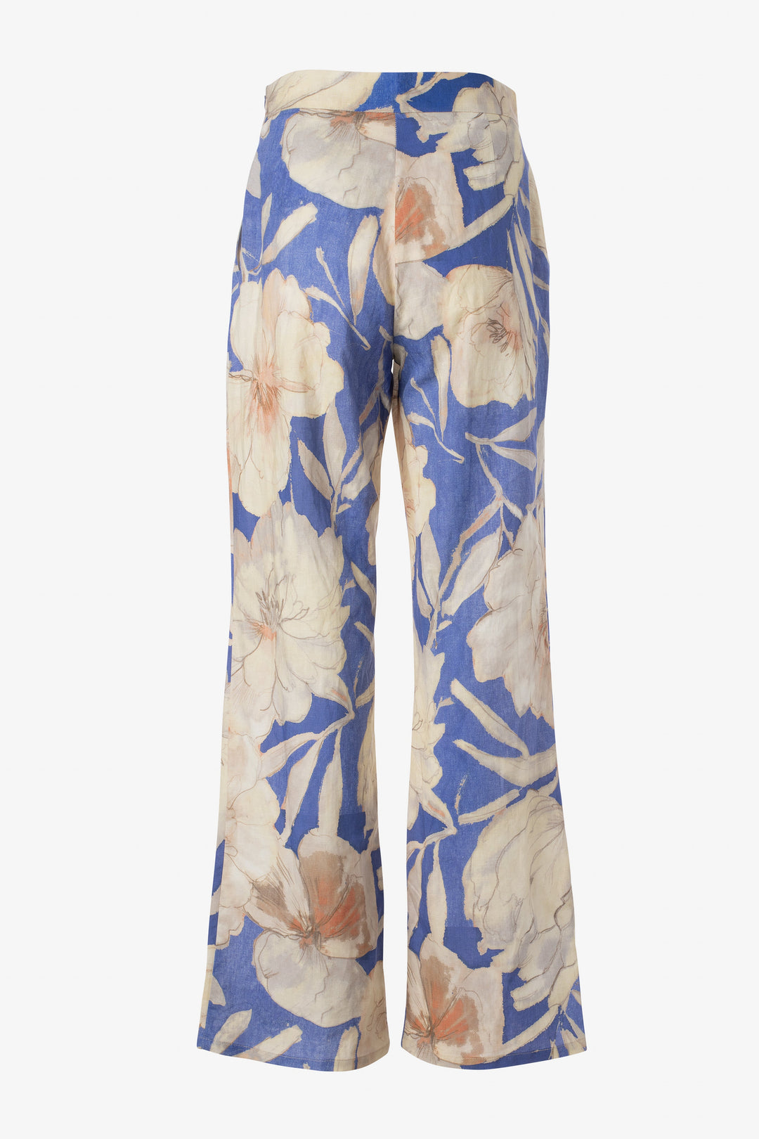 Floral print wide leg pant