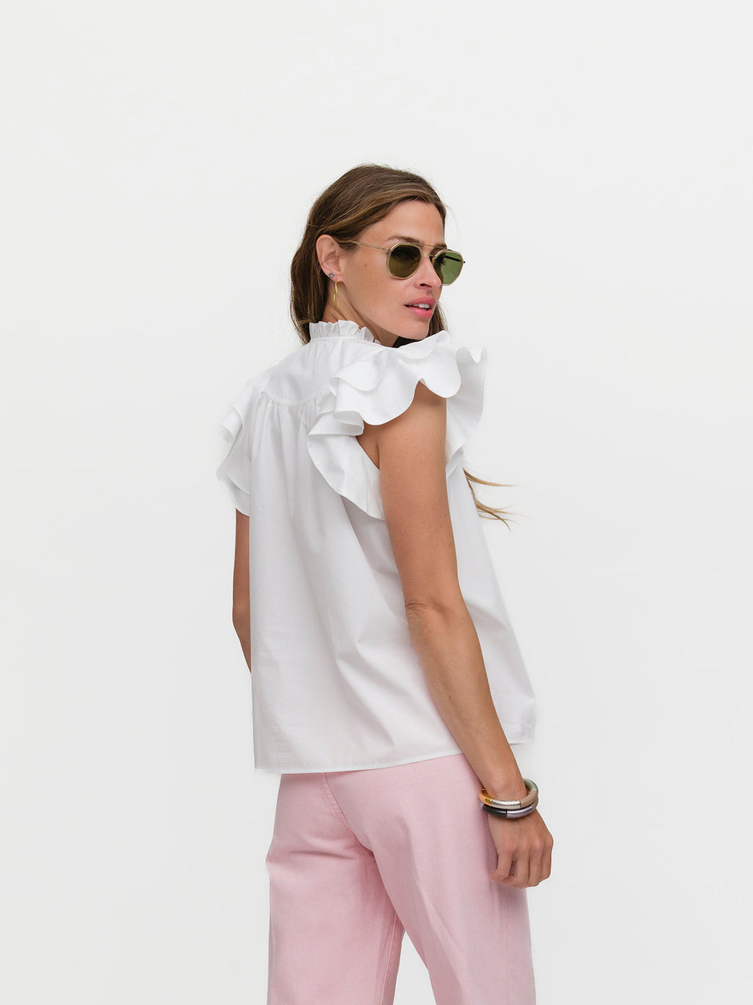 FLUTTER SLEEVE: THE RIGHT WHITE