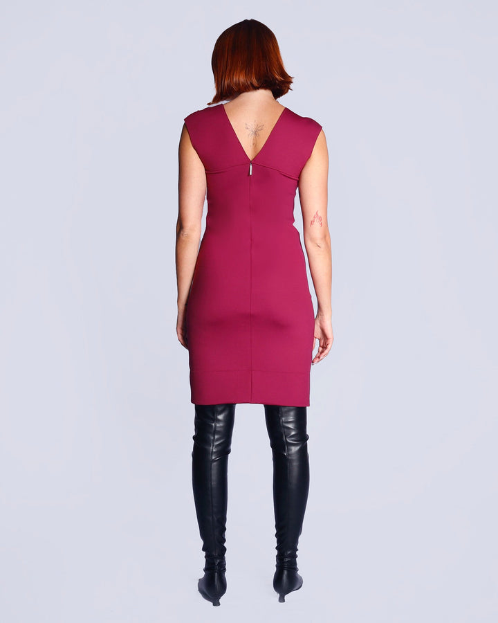 Dress GALI1 | Aubergine