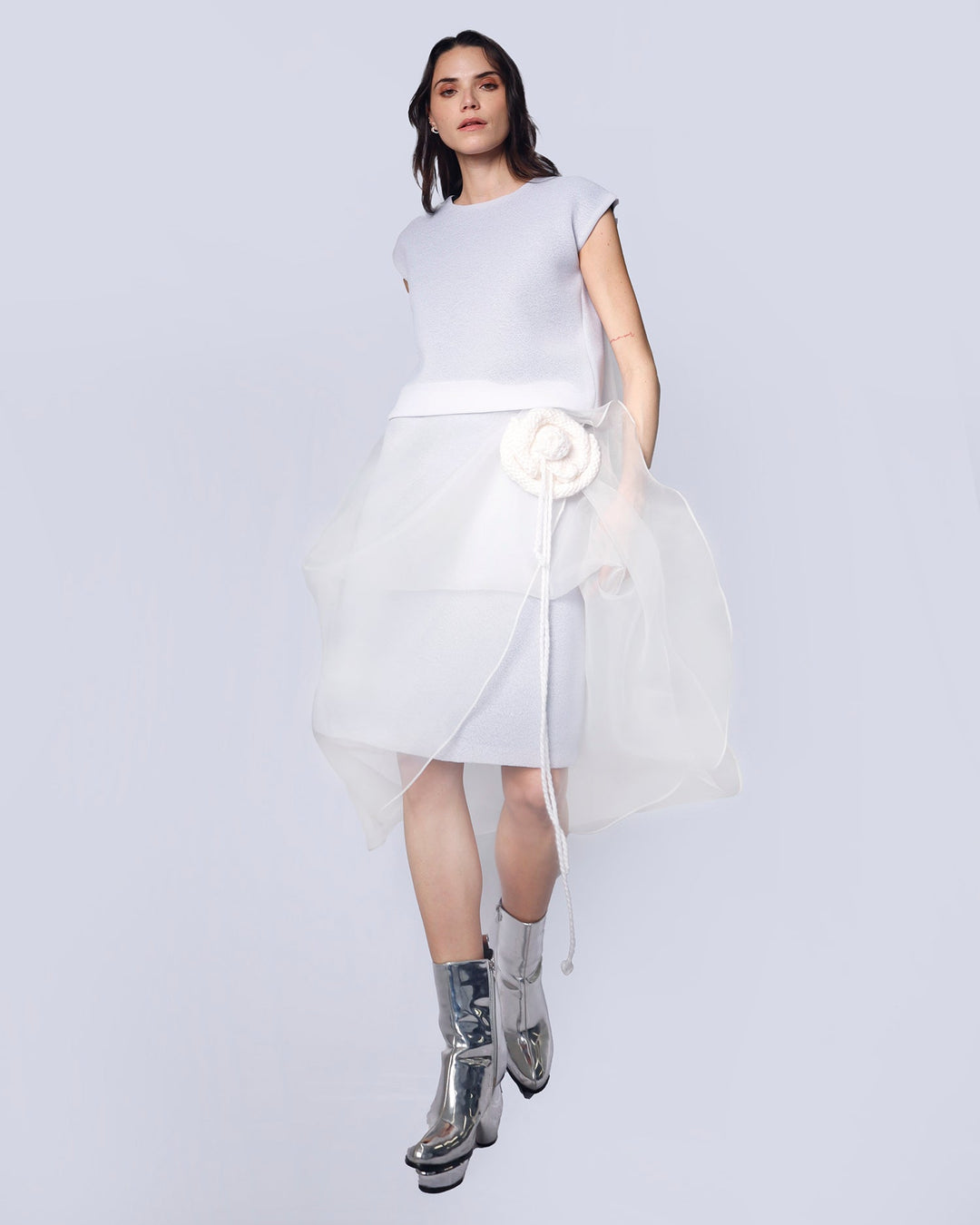 Maison Marie Saint Pierre | Skirt | IRINA | White | Top | IVANNA | White