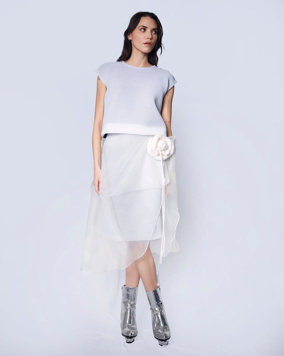 Maison Marie Saint Pierre | Skirt | IRINA | White | Top | IVANNA | White