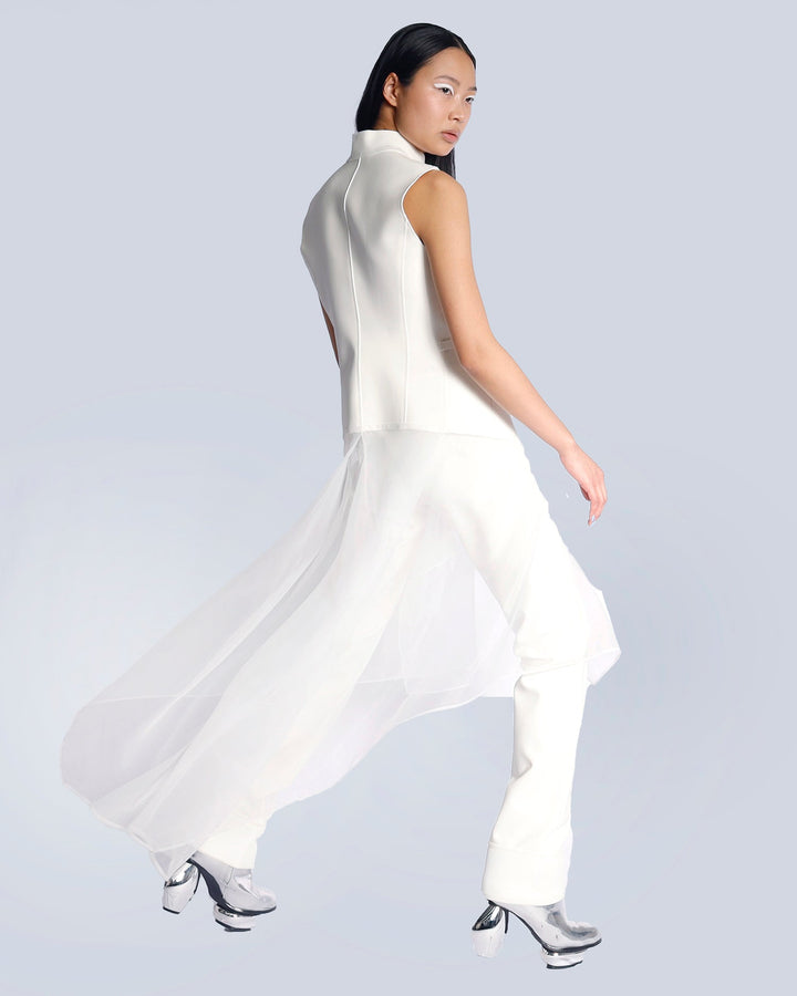 Maison Marie Saint Pierre | Jacket | ISAAC | White | Pants | ISHA2 | White