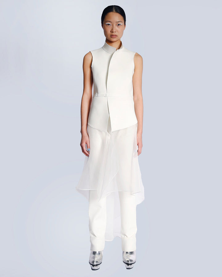 Maison Marie Saint Pierre | Jacket | ISAAC | White | Pants | ISHA2 | White