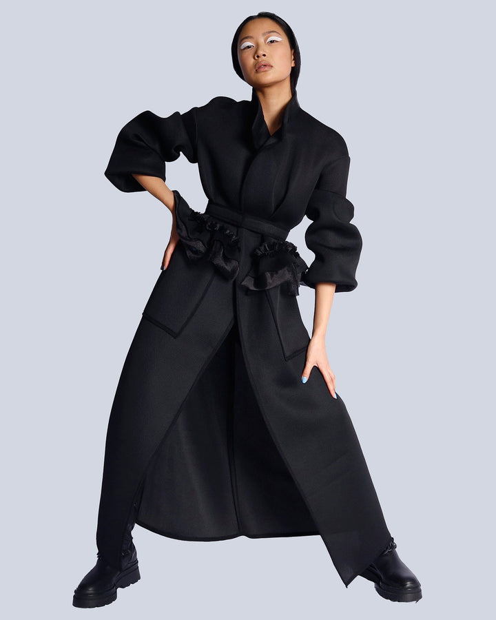 Maison Marie Saint Pierre | Coat | ISABELLA | Black